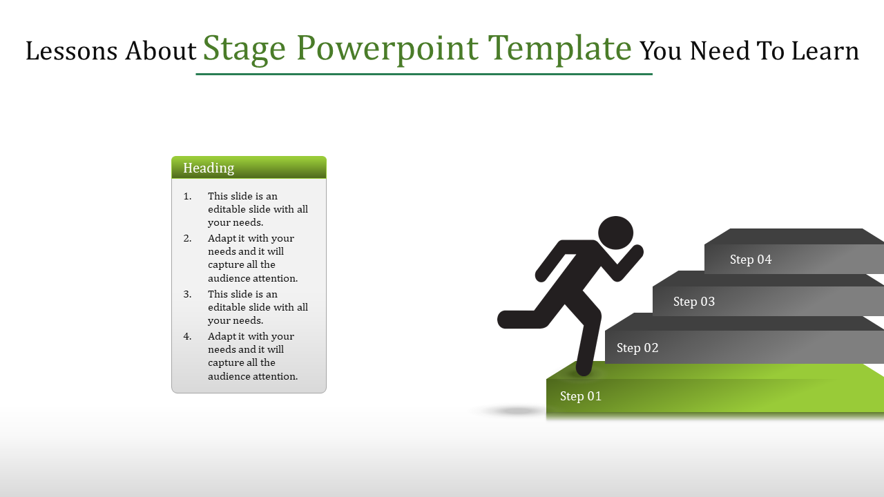 Free - Creative Stage PowerPoint Template Presentation for You
